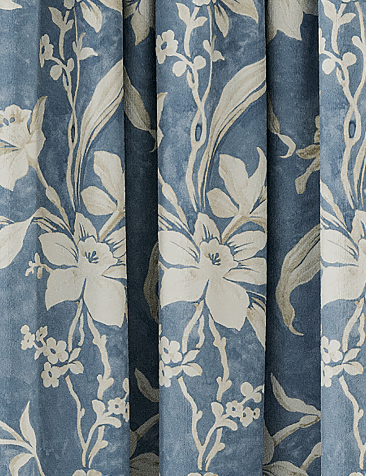 V&A Daffodil pure cotton blackout curtains, imported from the UK