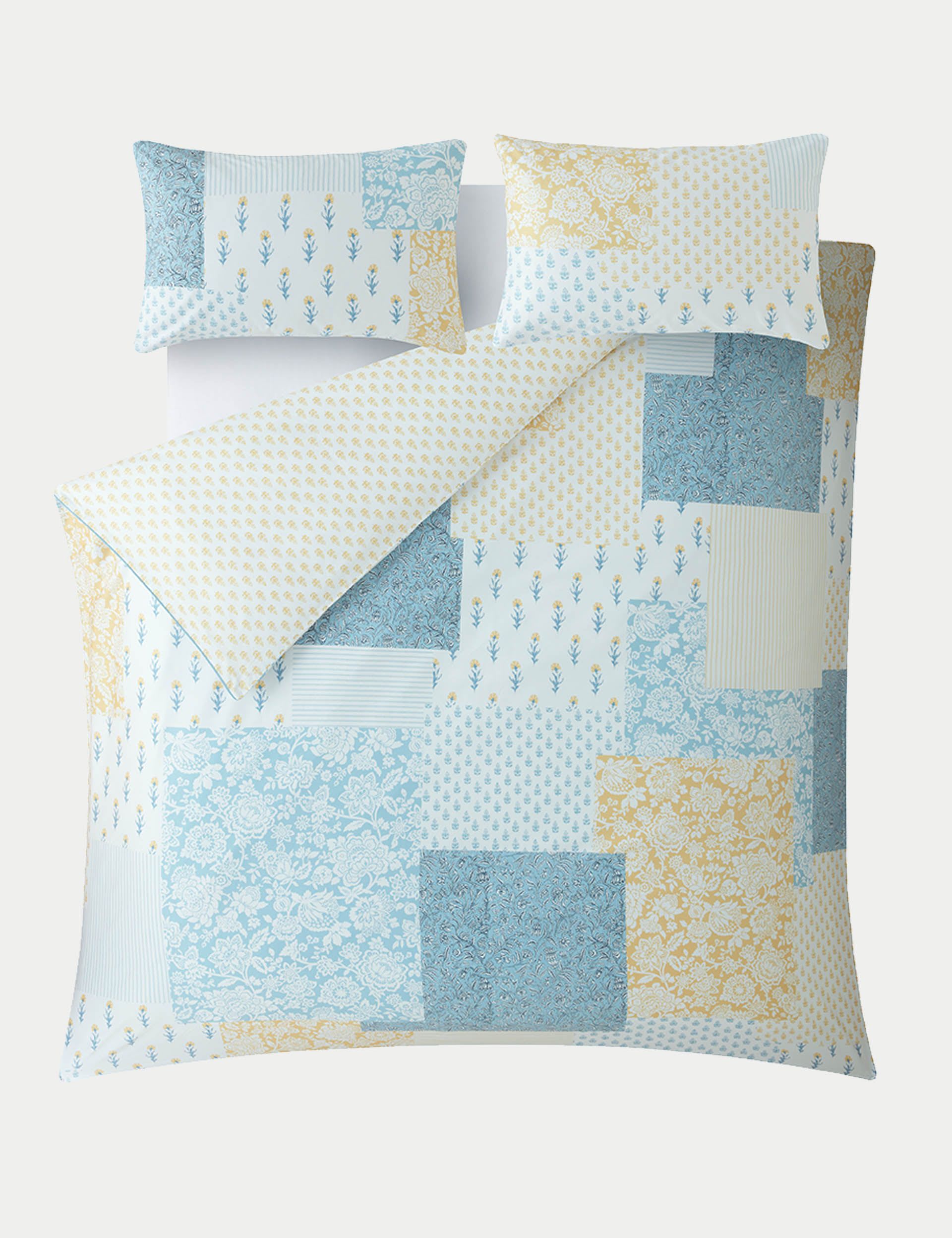 Laura Ashley Pure Cotton Laurissa Patchwork Bedding Set, imported from the UK