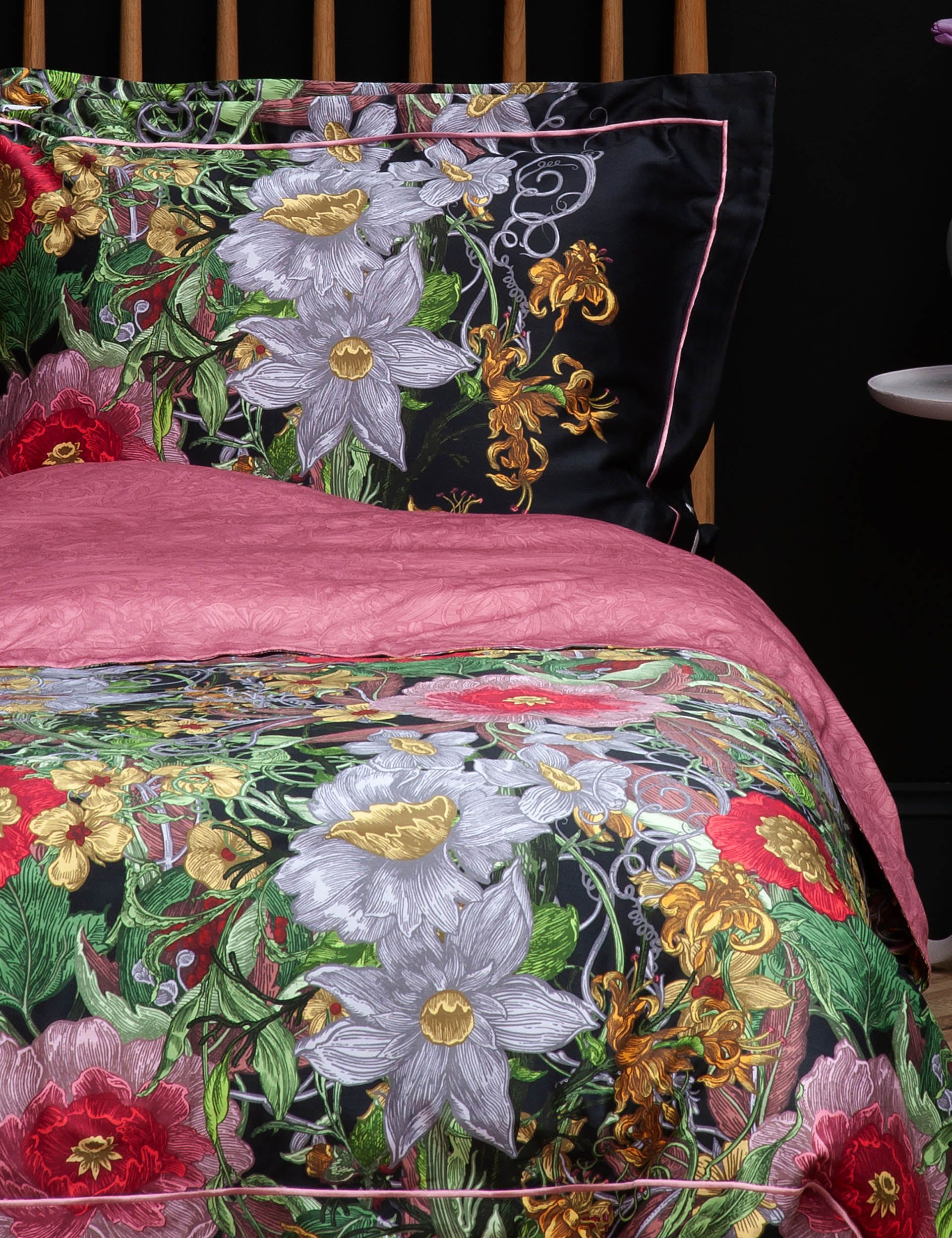 Timorous Beasties Berkeley Blooms bedding set, imported from the UK