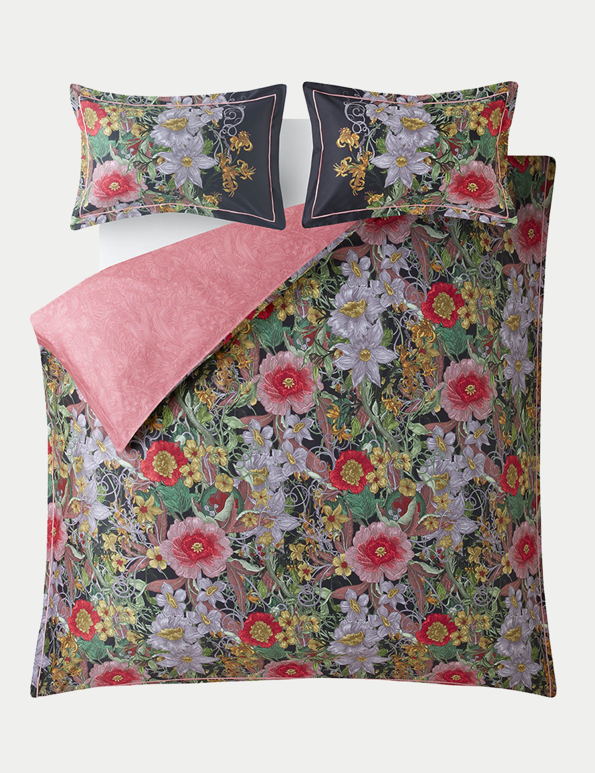 Timorous Beasties Berkeley Blooms bedding set, imported from the UK