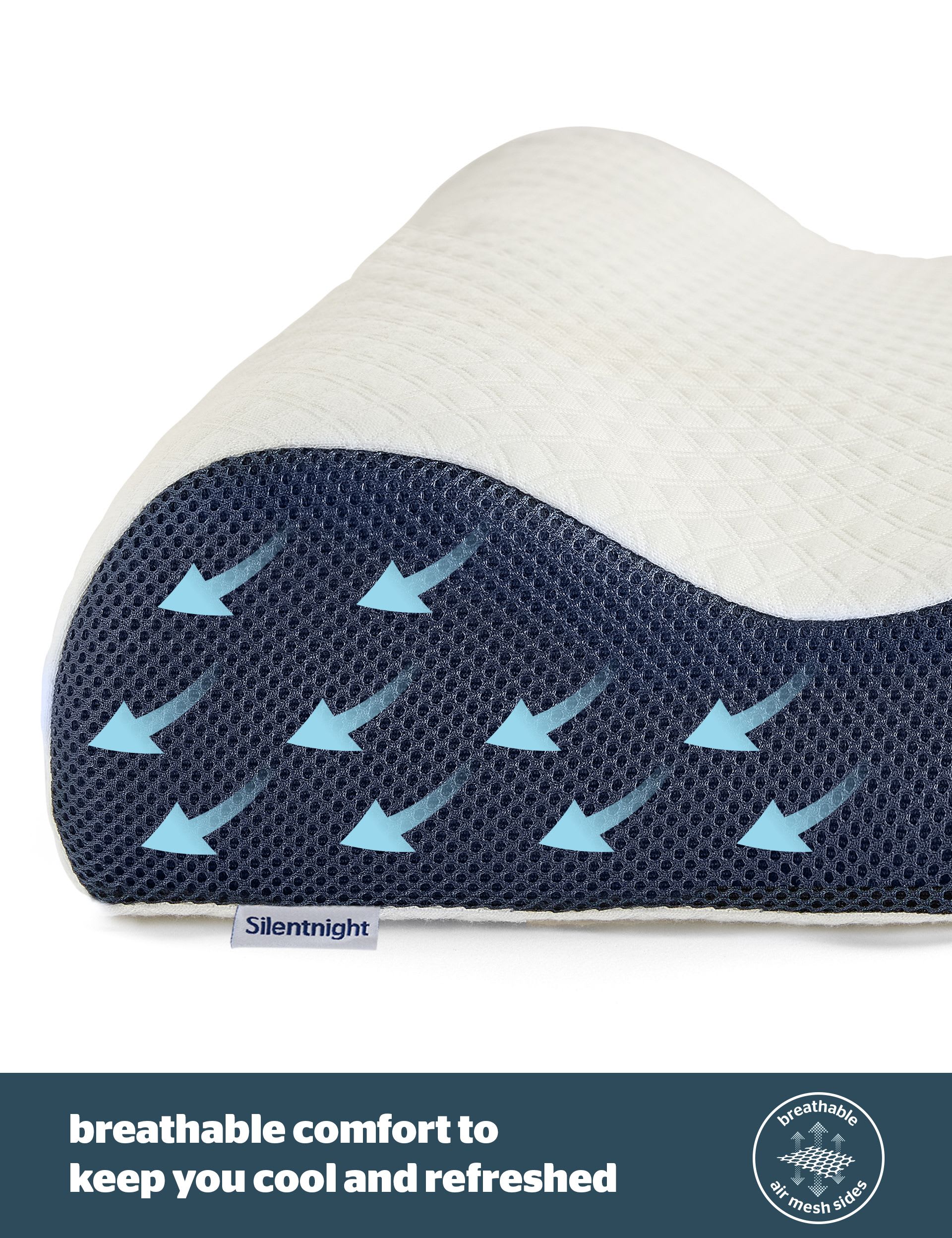 Silentnight memory foam contour pillow - British product