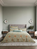 Bedeck Addison geometric rectangle cotton cushion (British brand)