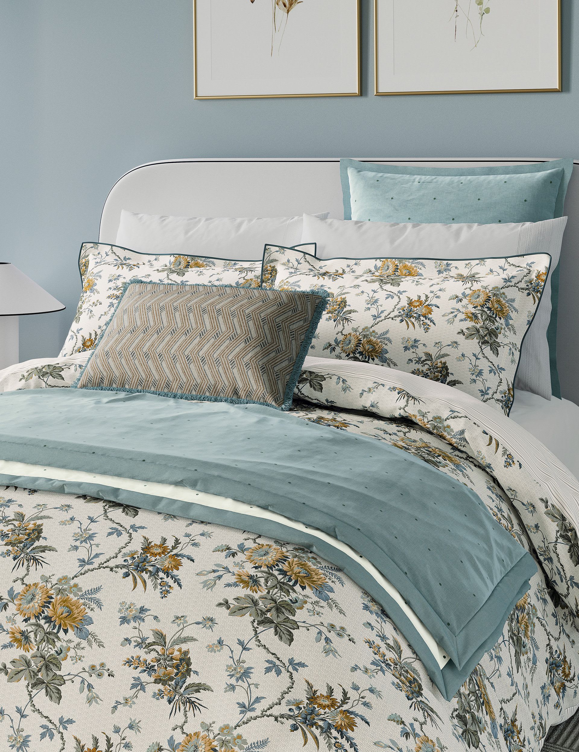 Bedeck of Belfast Sybil Herringbone square cushion 40x60 cm, UK version