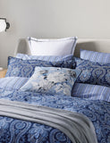 Bedeck of Belfast Ellis Floral square cushion 50cm, imported from the UK