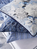 Bedeck of Belfast Ellis Floral square cushion 50cm, imported from the UK