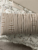 Bedeck of Belfast geometric rectangle cushion 30x70cm, imported from the UK