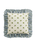 Tuileries frilly square cushion - imported from the UK