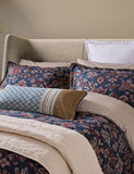 Bedeck Avero tile print rectangular cushion - British product