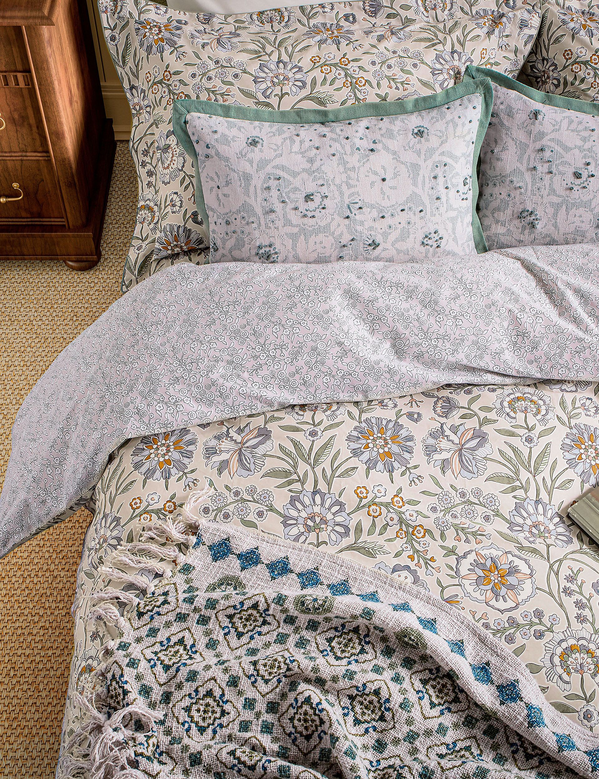 Provence tapestry square cushion 100% cotton, imported from the UK