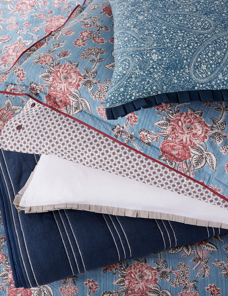 Bedeck of Belfast paisley square cushion 50cm (British brand)