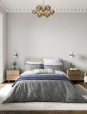Bedeck of Belfast geometric rectangle cushion 70 cm (British brand)