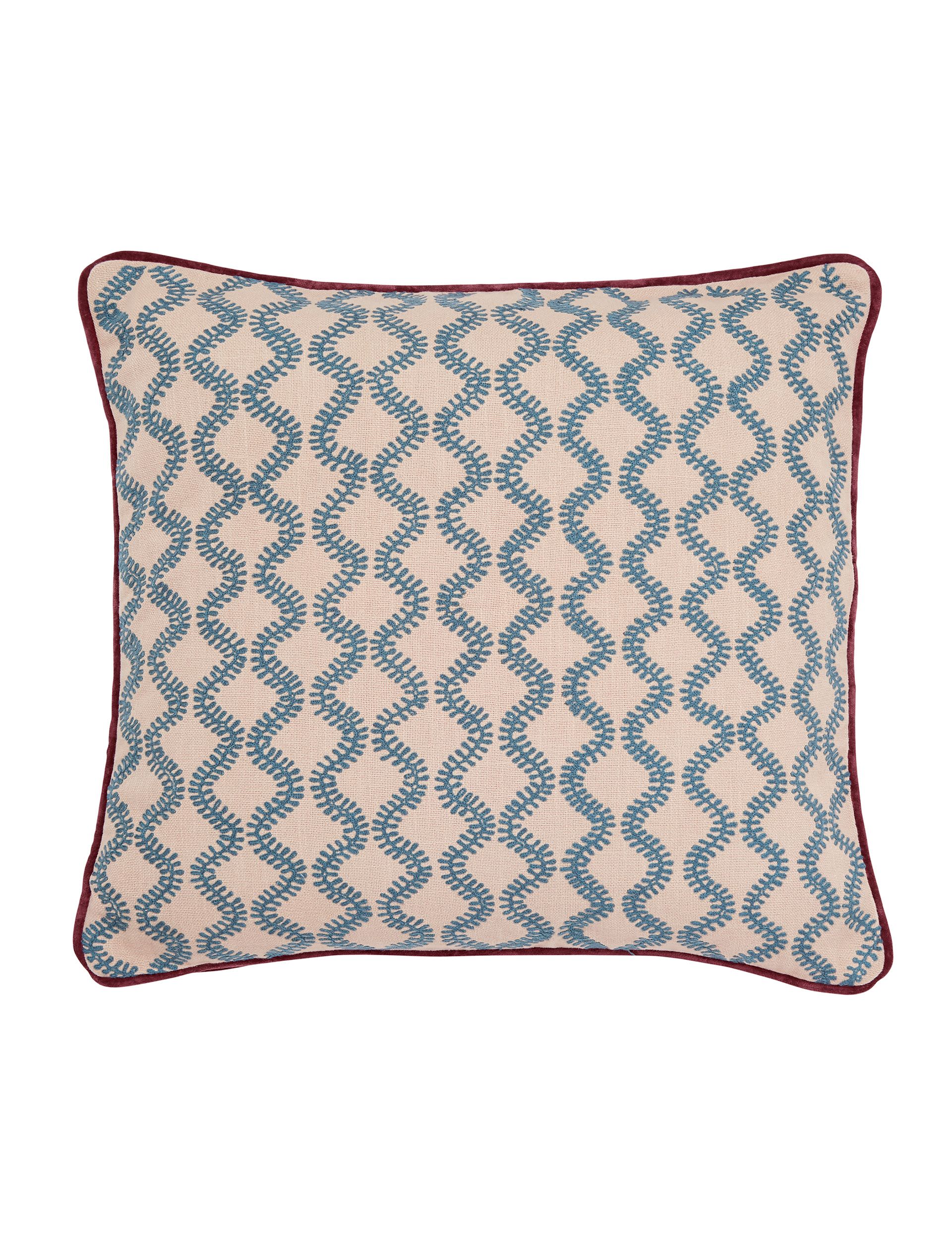 Bedeck Elinor multi square cushion 50cm - British product