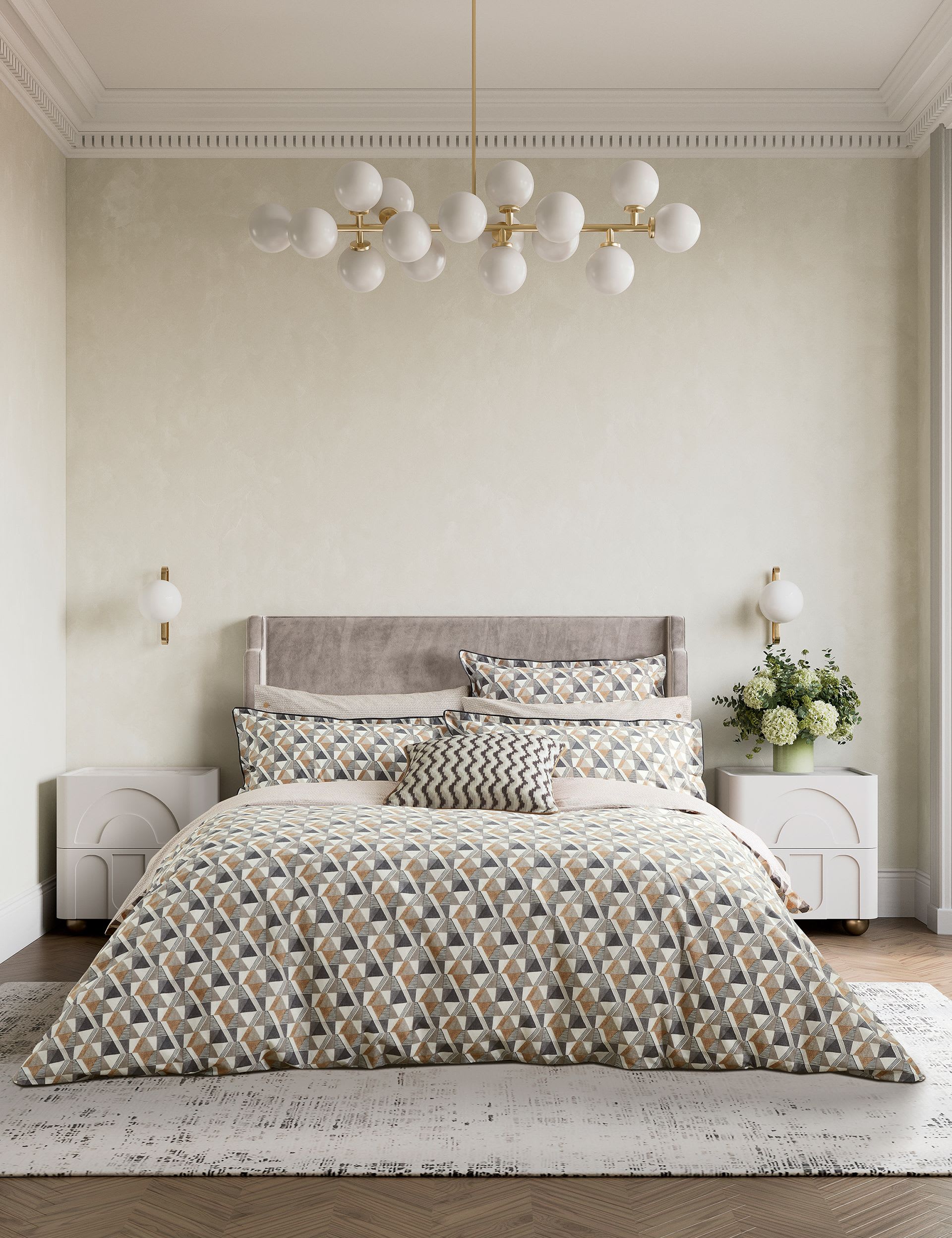 Bedeck Harun rectangle cushion 50 cm (British brand)