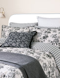 Bedeck of Belfast Florence Filigree eyelash square cushion 50cm, UK version