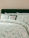 Verdant Bouquet frill square cushion 45cm, imported from the UK