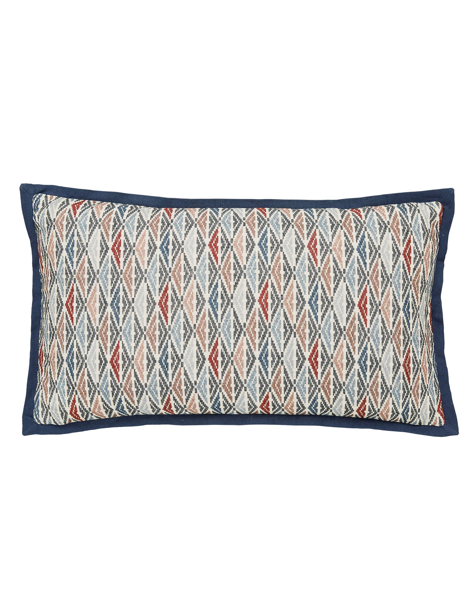 Bedeck Lucine geometric diamond rectangle cushion (British brand)