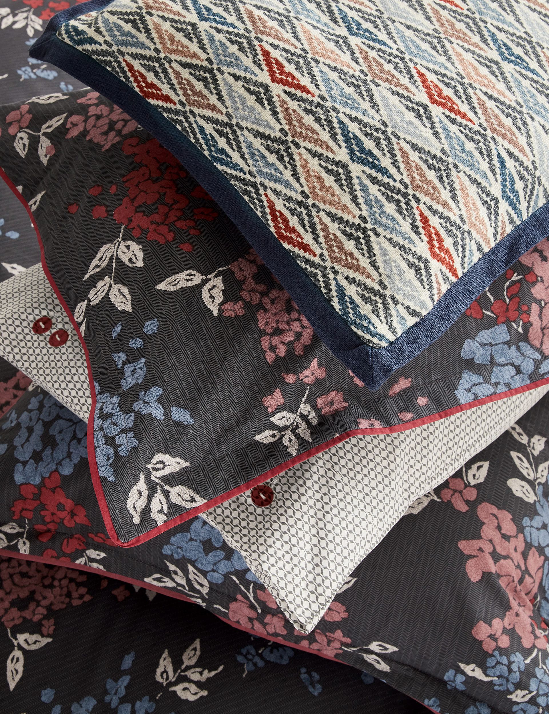 Bedeck Lucine geometric diamond rectangle cushion (British brand)