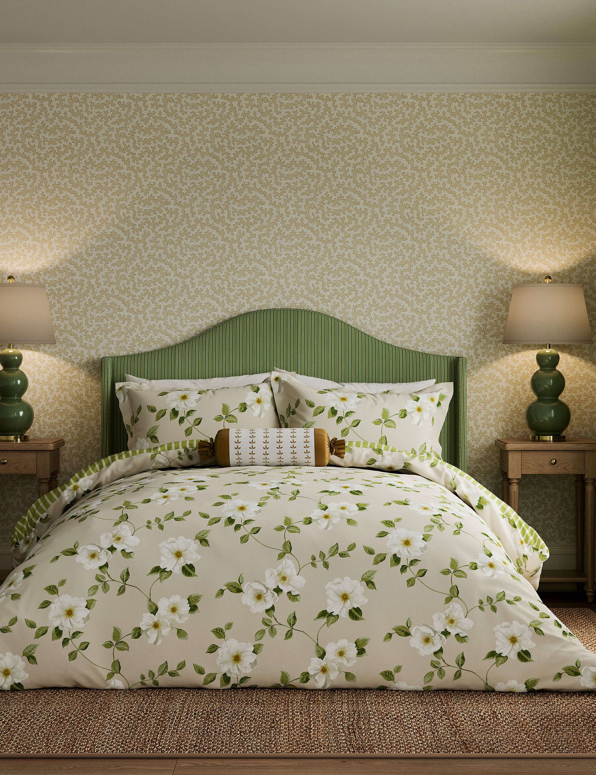 Poets Rose Floral bedding set - British product