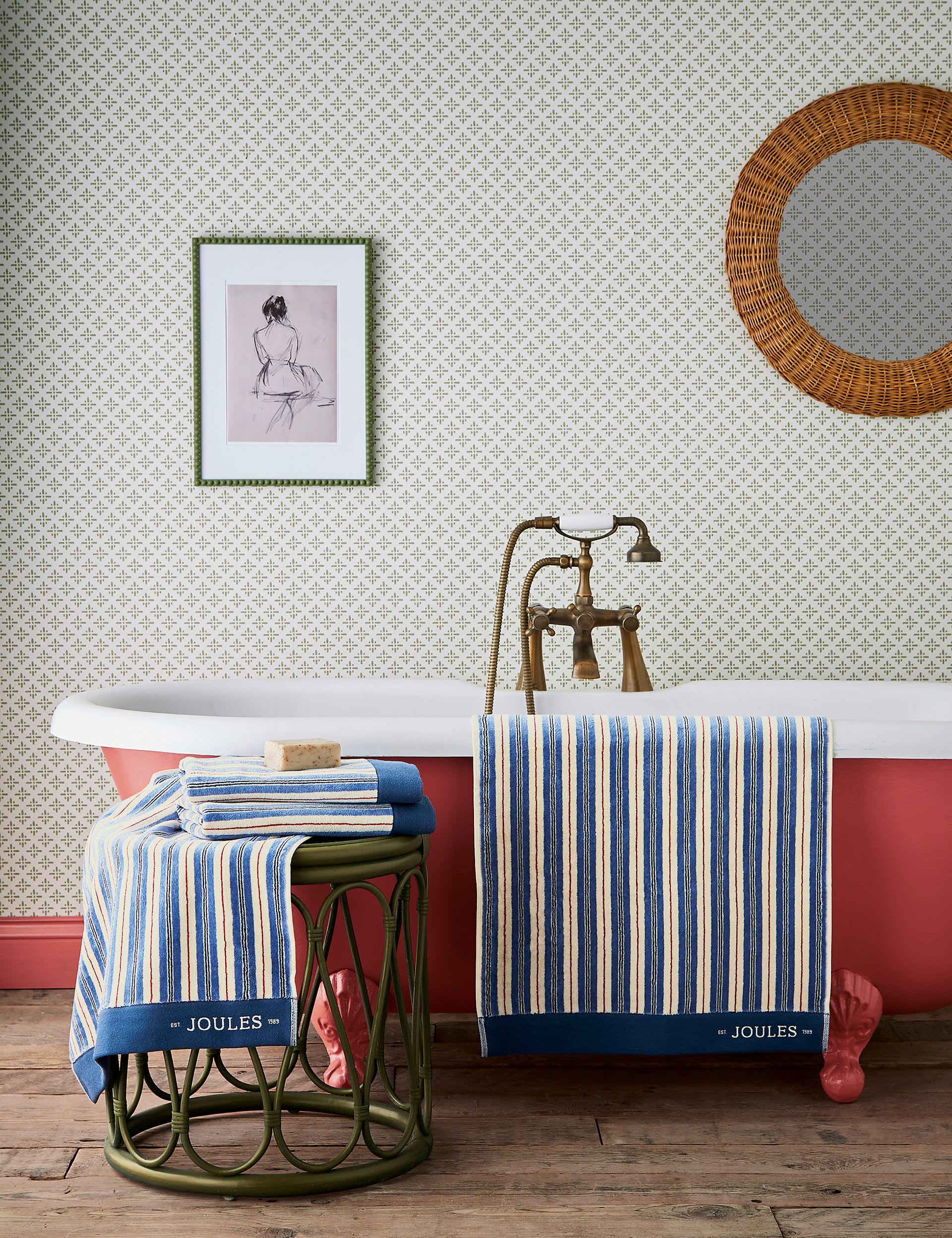 Grove Stripe 100% cotton towel in hand bath and sheet sizes, UK version