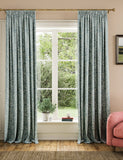 Joules Twilight Ditsy pure cotton pencil pleat curtains (British brand)