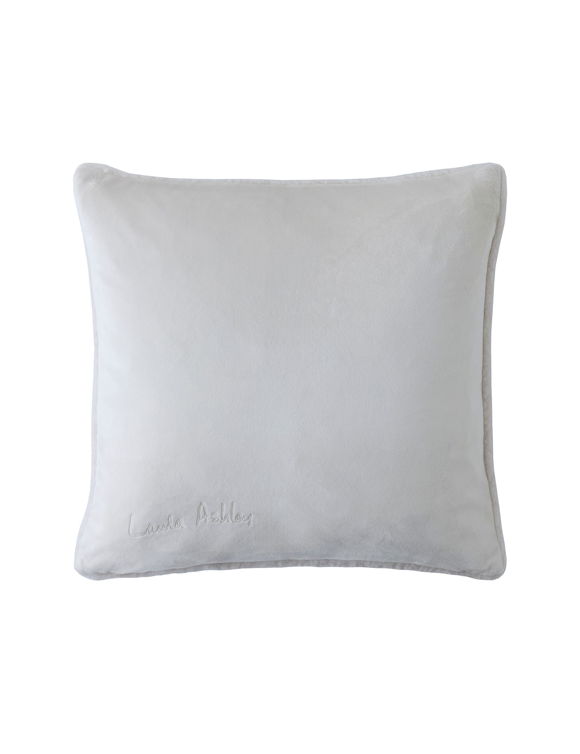 Laura Ashley faux sheepskin Coleford cushion 45 cm - British product