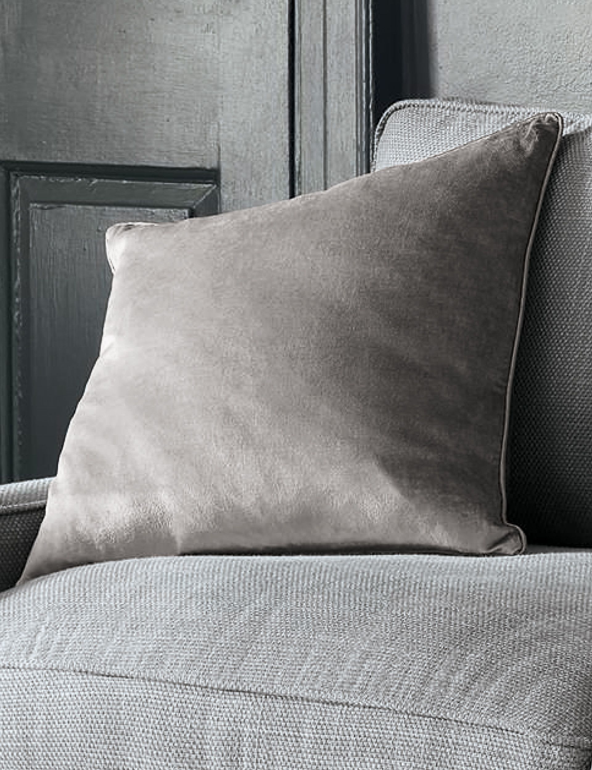 Laura Ashley Nigella velvet cushion 50cm (British brand)