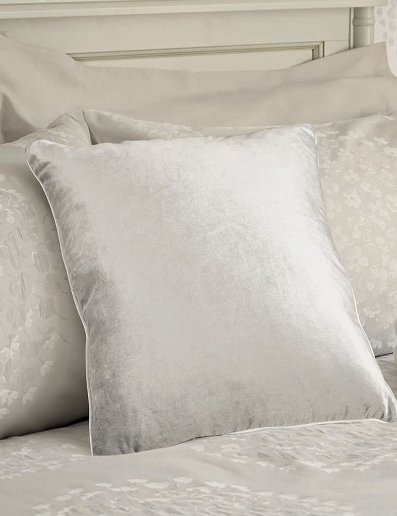 Laura Ashley Nigella velvet cushion 50cm (British brand)
