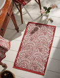 William Morris pure cotton Larkspur bath mat 50x90cm, UK version