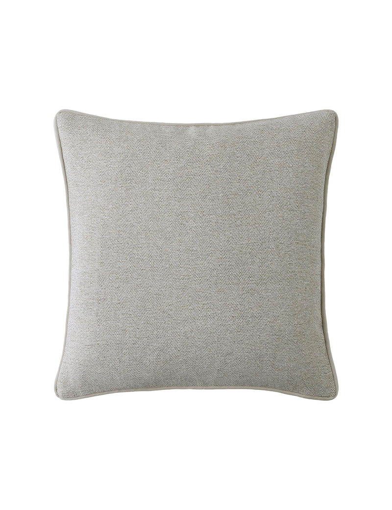 Laura Ashley herringbone piped cushion 45cm - British product