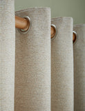 Laura Ashley Milbourne Herringbone Eyelet Curtains