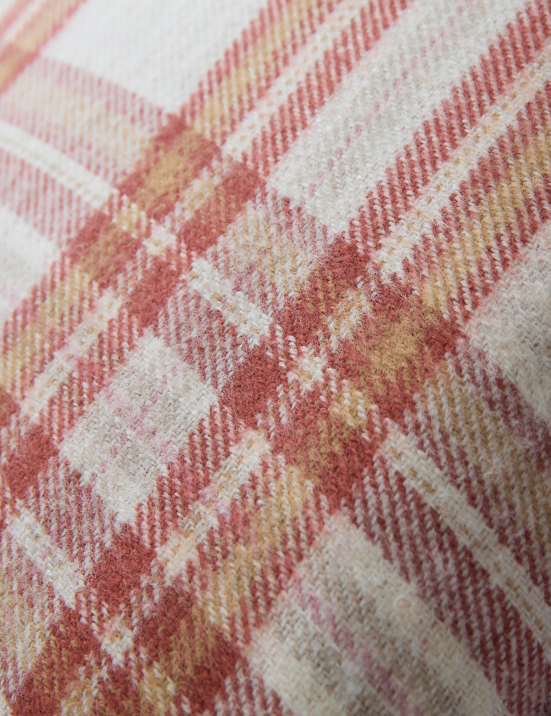 Laura Ashley Padbury checked cushion 45cm - British product
