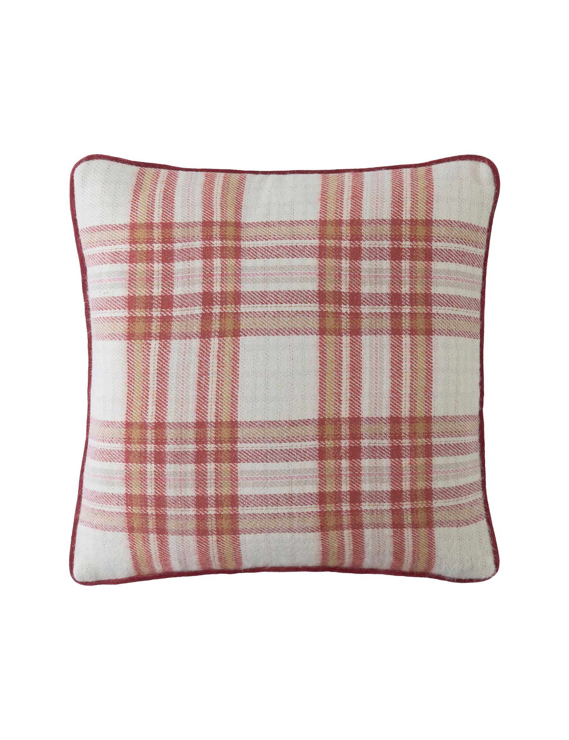 Laura Ashley Padbury checked cushion 45cm - British product