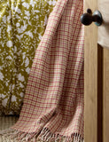 Laura Ashley Padbury Check reversible tassled throw 150x200 cm, UK version