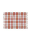 Laura Ashley Padbury Check reversible tassled throw 150x200 cm, UK version