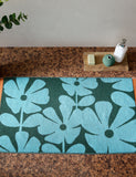 Orla Kiely Pure Cotton Wildflower Bath Mat 50cm x 90cm