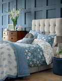 Laura Ashley pure cotton sateen Parterre pillowcases 2 pack - British product