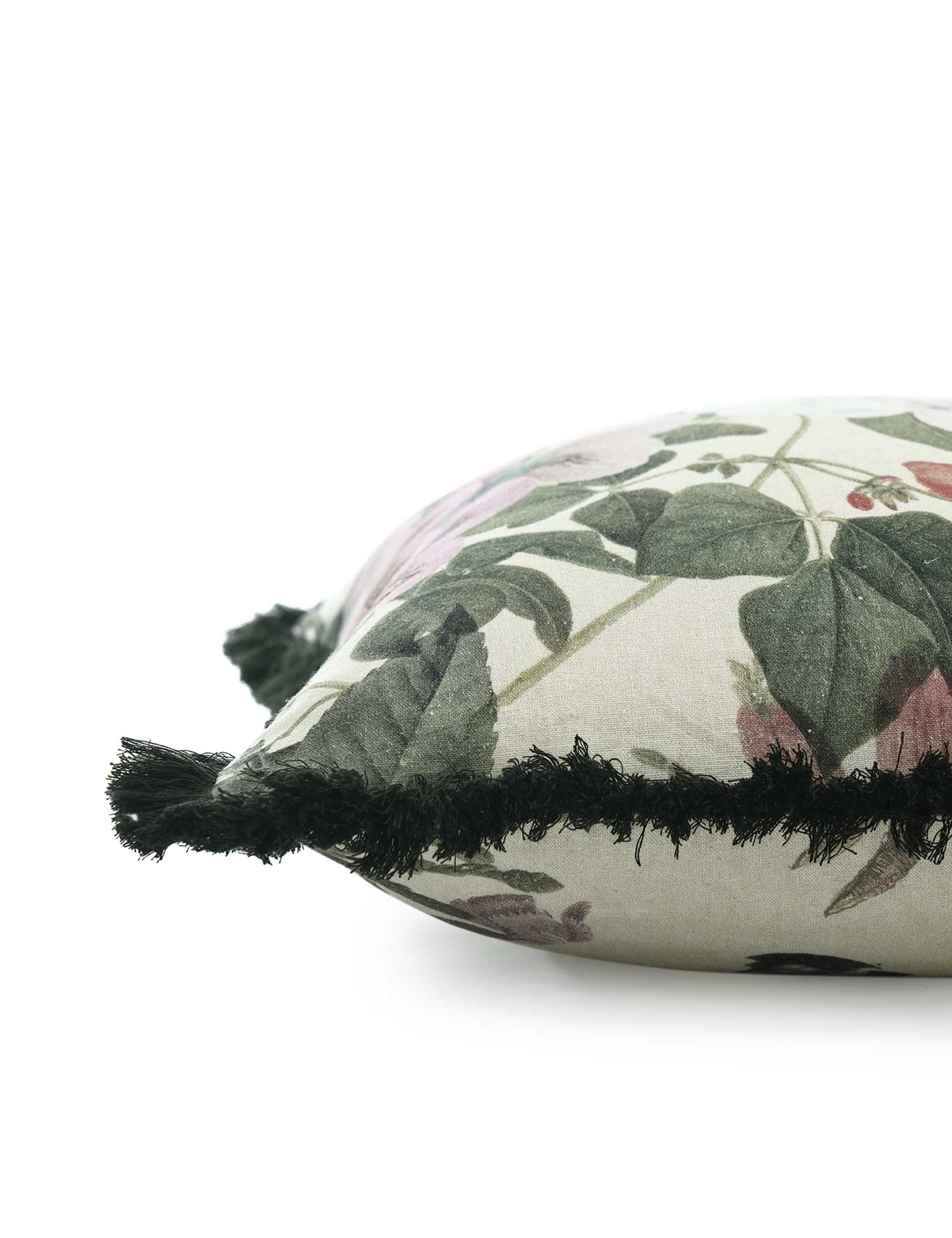 MM Linen Cotton Linen Blend Viola Bolster Cushion