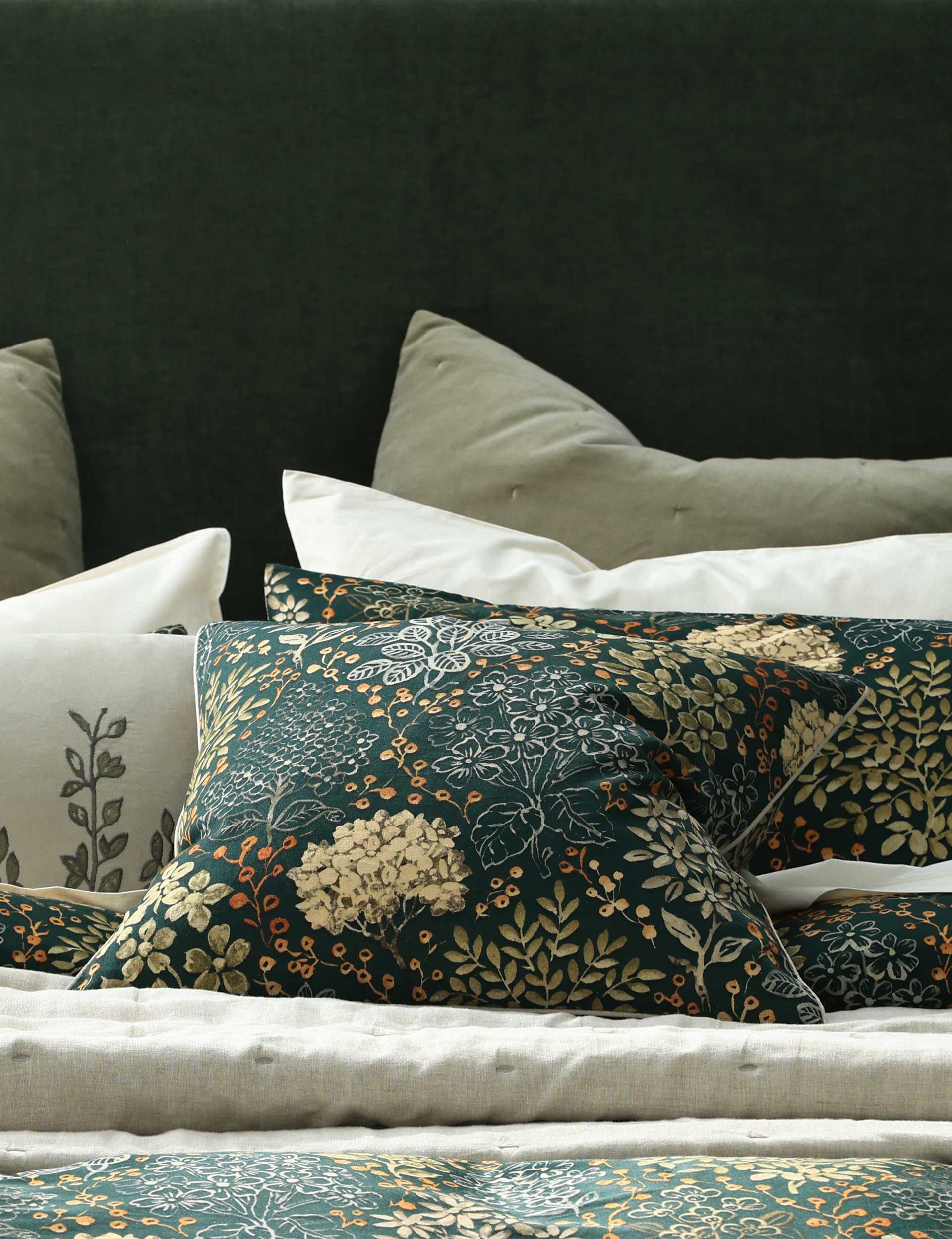 MM Linen Limetta pure cotton cushion 50x50 cm - British product