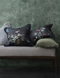 MM Linen velvet cushion floral 50cm, UK version