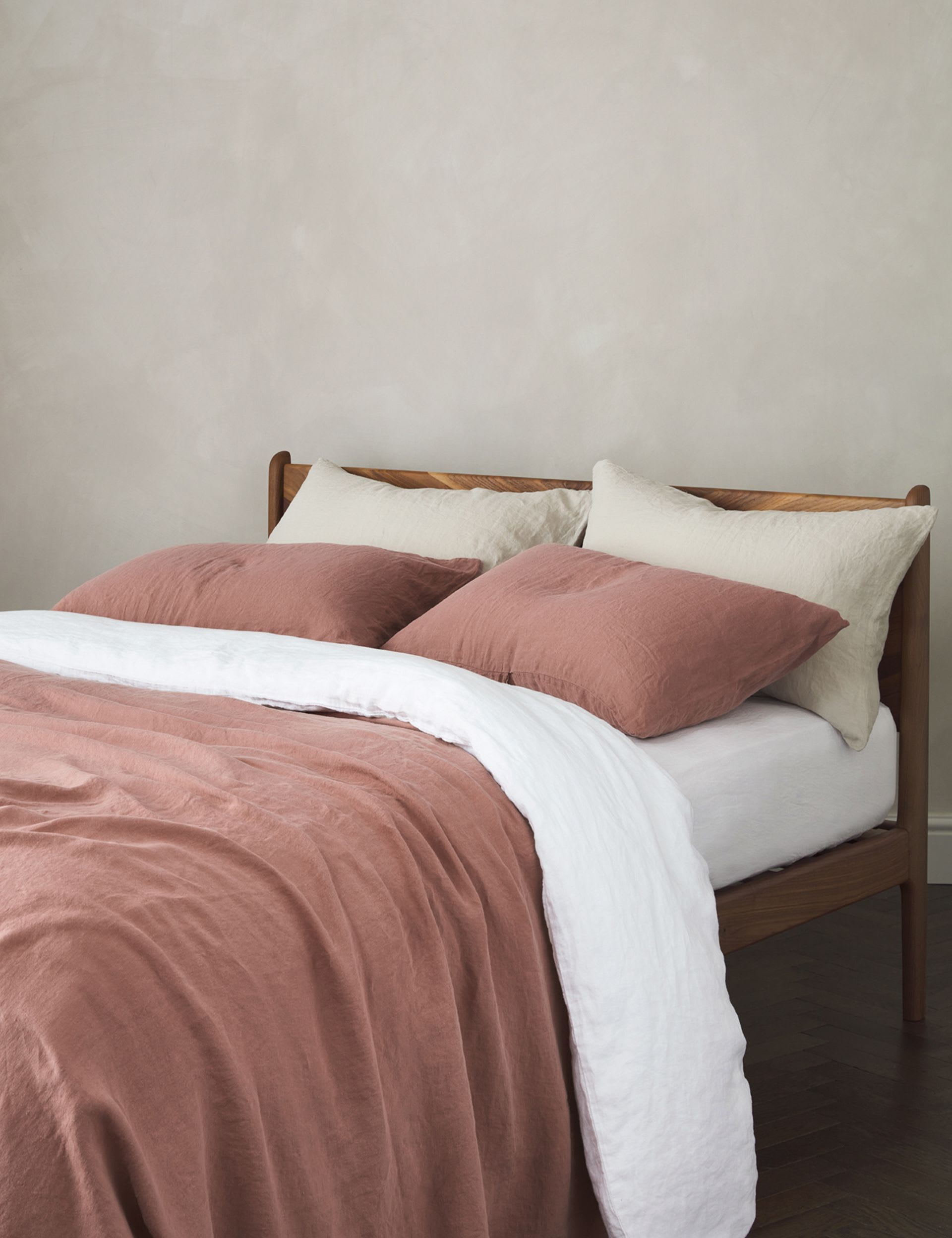 Bedfolk pure linen relaxed duvet cover, pre-washed - British product