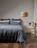 Bedfolk pure linen relaxed duvet cover, pre-washed - British product