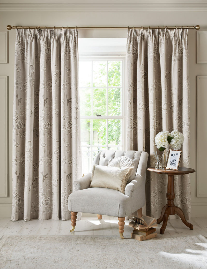 Laura Ashley Rowsham Garden blackout curtains, imported from the UK