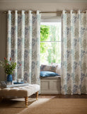 Laura Ashley Tenby pure cotton eyelet blackout curtains, imported from the UK