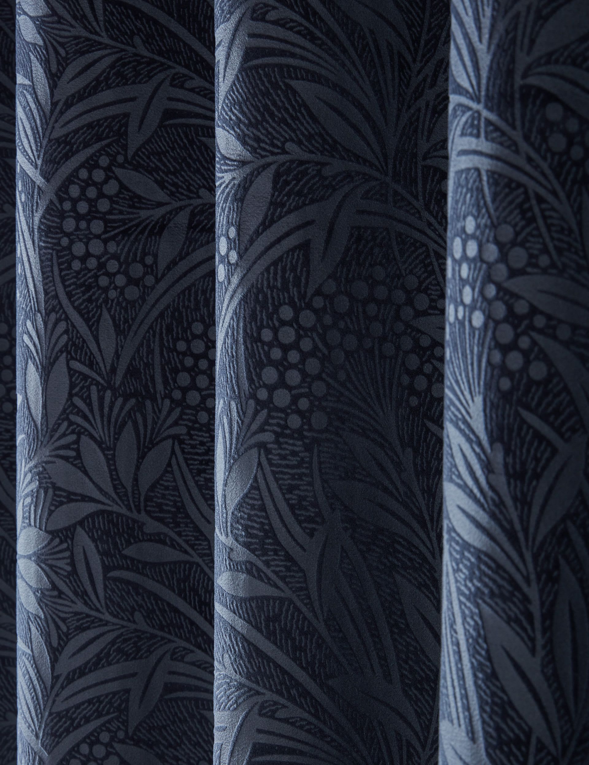 Laura Ashley Barley Embossed Eyelet Curtains