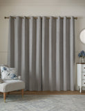 Laura Ashley Barley Embossed Eyelet curtains - British product
