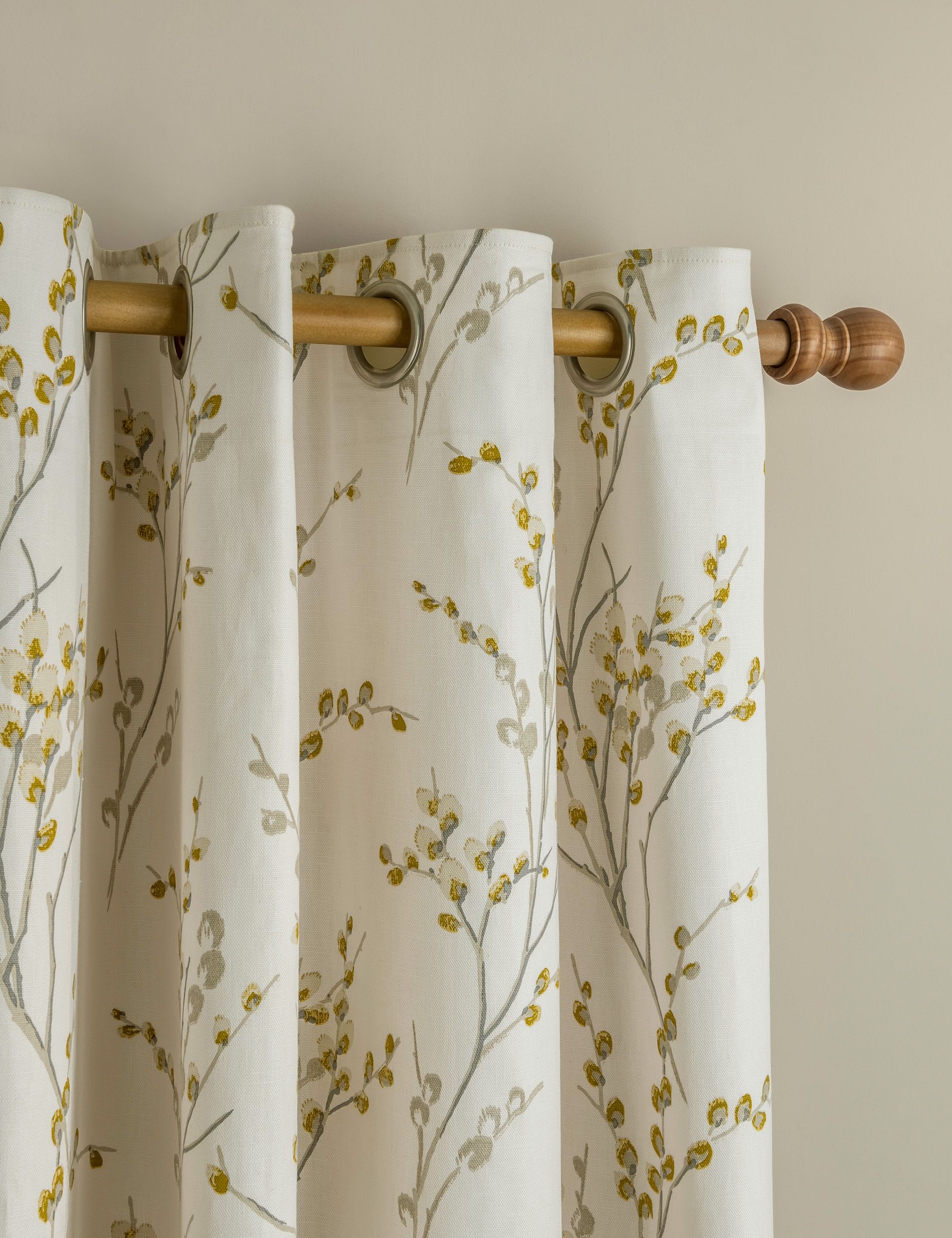 Laura Ashley Pussy Willow Eyelet Curtains