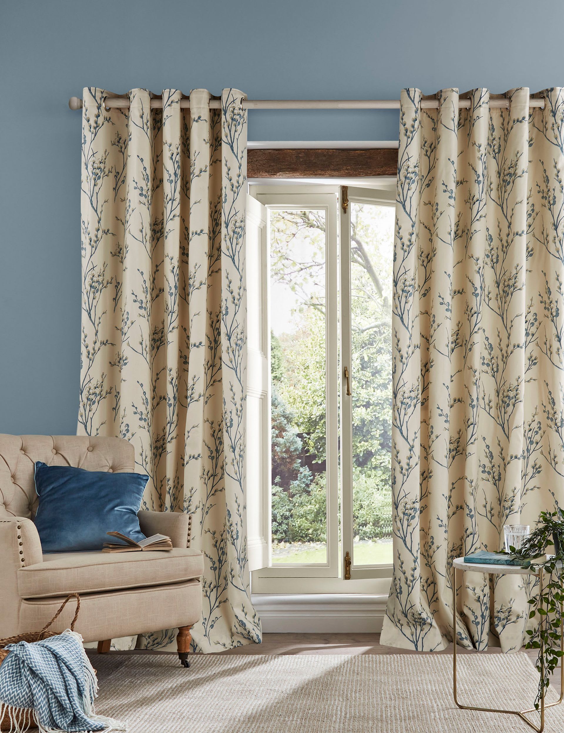 Laura Ashley Pussy Willow curtains, UK version