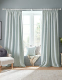 Laura Ashley Whinfell Jacquard pencil pleat curtains lined - British product