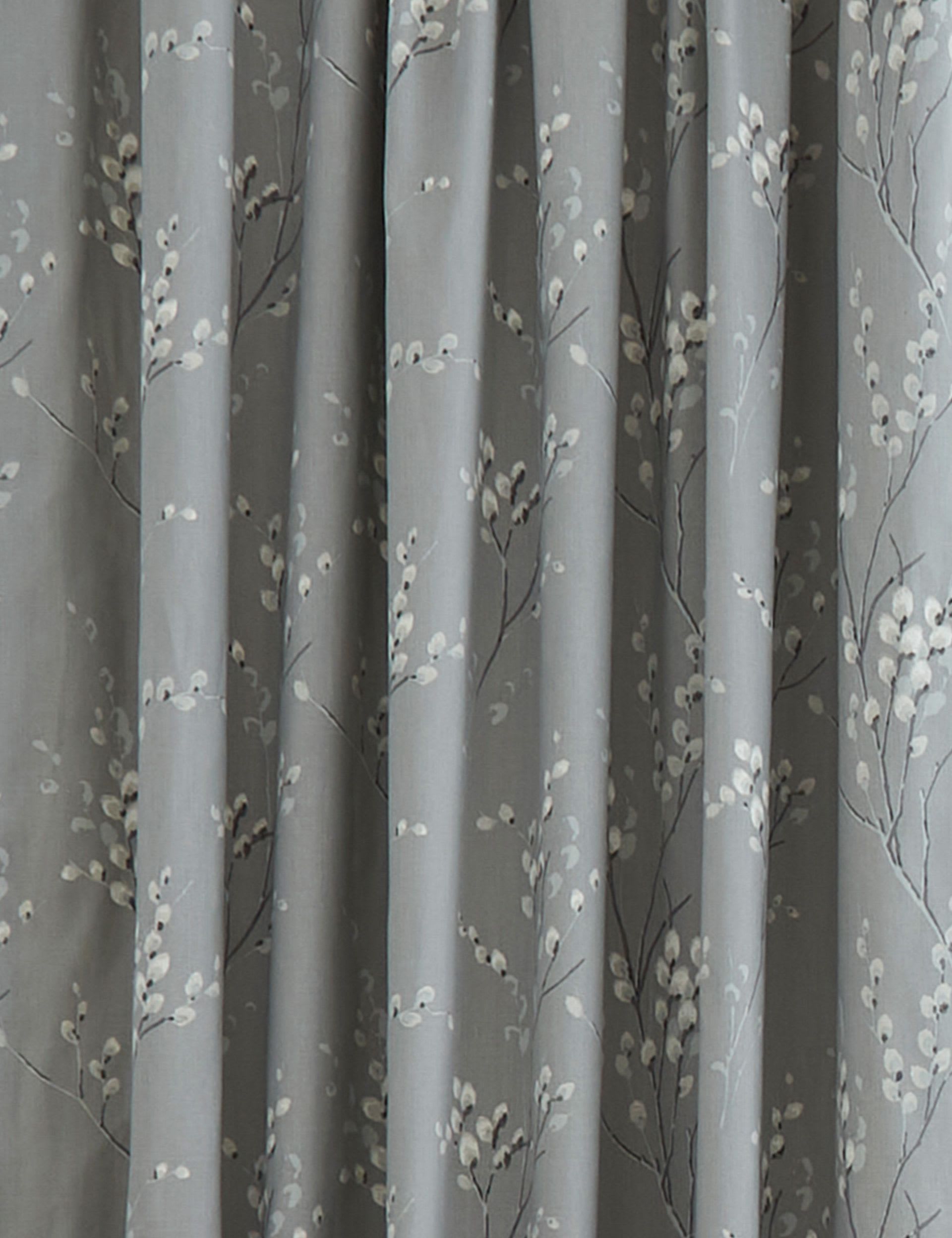 Laura Ashley pussy willow pencil pleat curtains, UK version