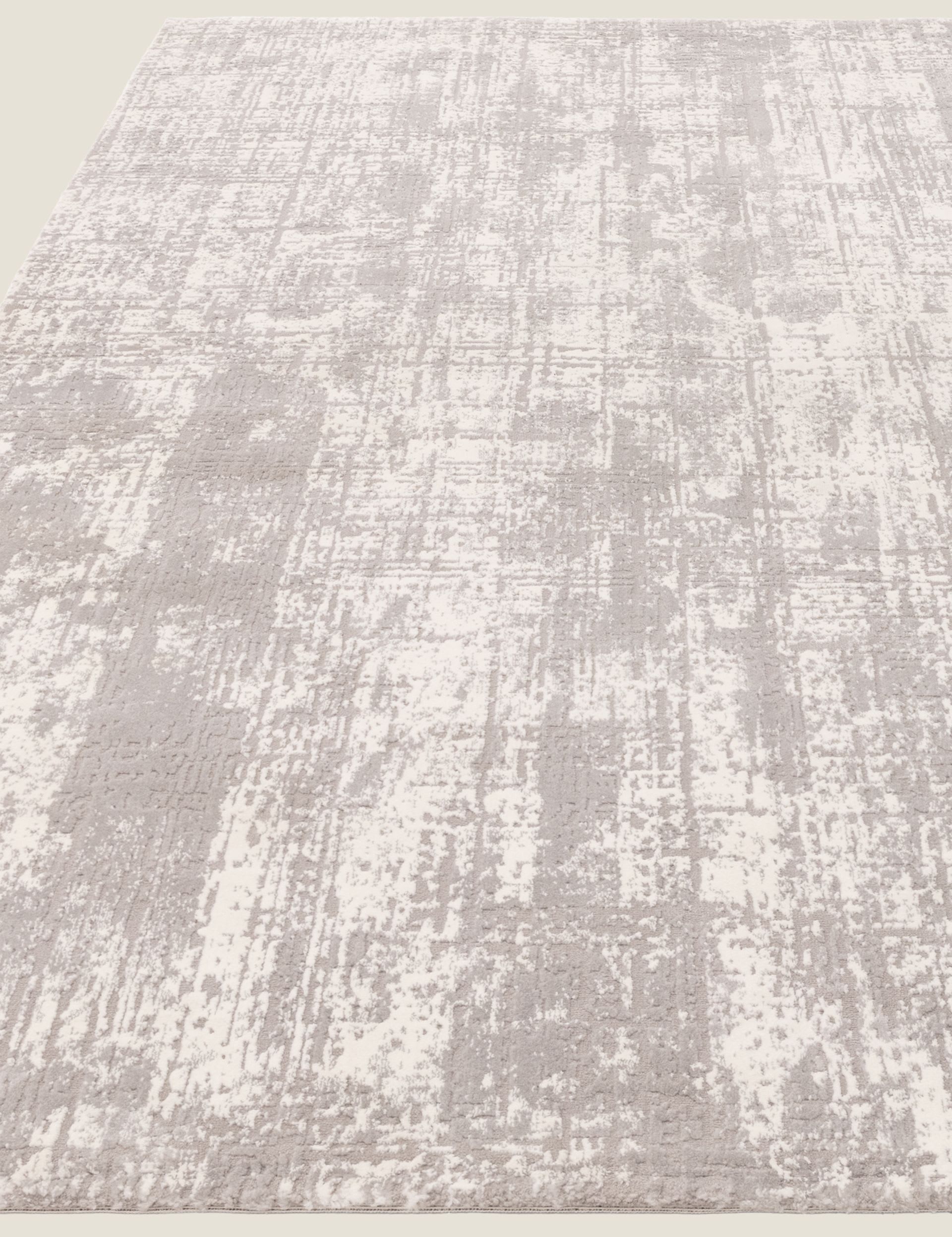 Asiatic Kuza abstract woven rug multi-dimensional pile - British product